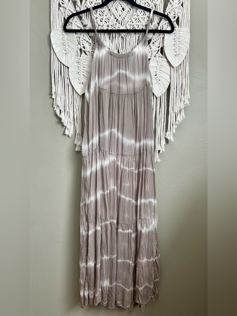 Silk Tie-Dye Maxi Dress - Picture 2 of 8